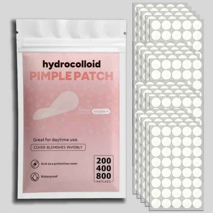 Invisible Clear Pimple Patches – Hydrocolloid Acne Spot Patches | Mixed Sizes