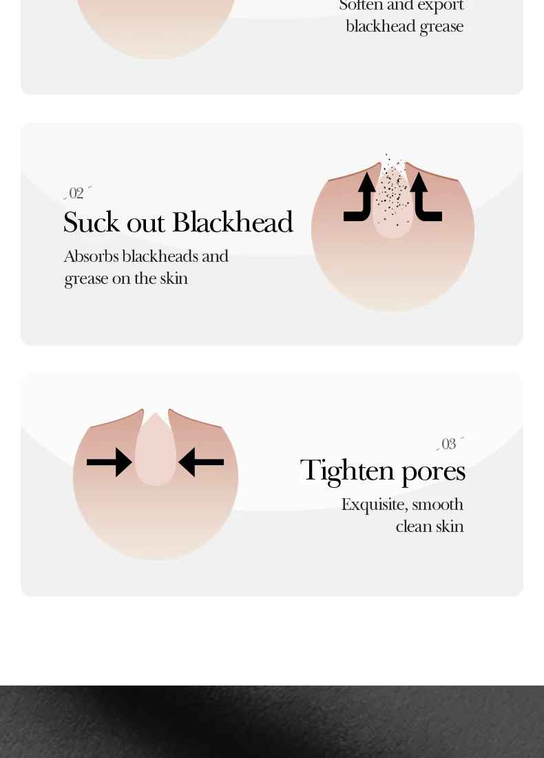 Bamboo Charcoal Blackhead Peel-Off Mask – Deep Cleansing Pore Care for Nose & T-Zone