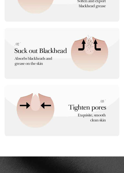 Bamboo Charcoal Blackhead Peel-Off Mask – Deep Cleansing Pore Care for Nose & T-Zone