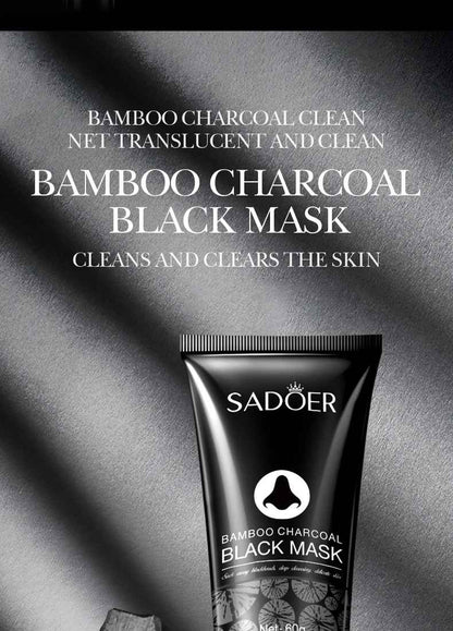 Bamboo Charcoal Blackhead Peel-Off Mask – Deep Cleansing Pore Care for Nose & T-Zone