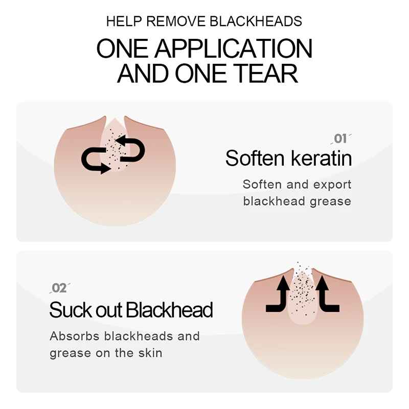 Bamboo Charcoal Blackhead Peel-Off Mask – Deep Cleansing Pore Care for Nose & T-Zone