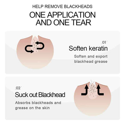 Bamboo Charcoal Blackhead Peel-Off Mask – Deep Cleansing Pore Care for Nose & T-Zone