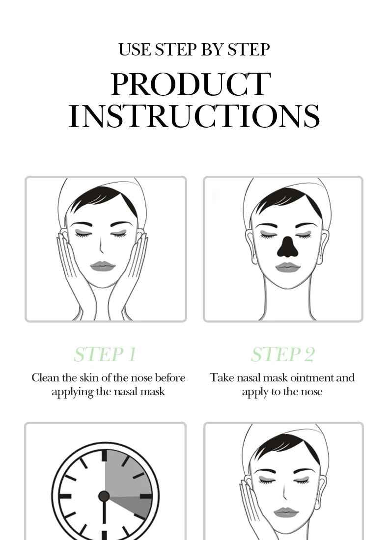 Bamboo Charcoal Blackhead Peel-Off Mask – Deep Cleansing Pore Care for Nose & T-Zone