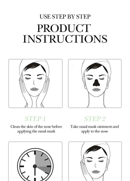 Bamboo Charcoal Blackhead Peel-Off Mask – Deep Cleansing Pore Care for Nose & T-Zone