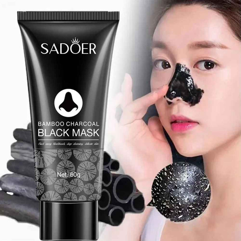 Bamboo Charcoal Blackhead Peel-Off Mask – Deep Cleansing Pore Care for Nose & T-Zone